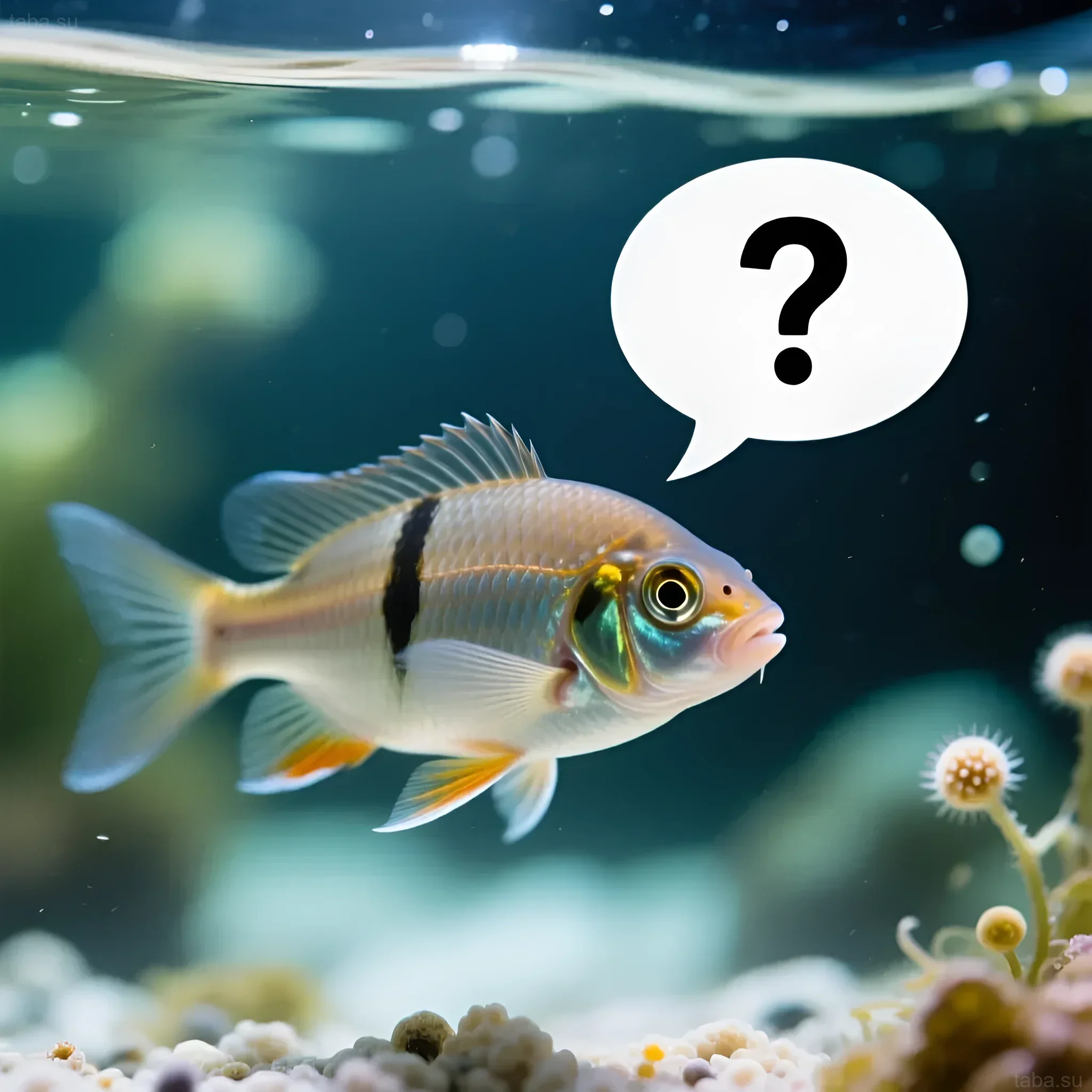 Фотография больной рыбы с белыми точками на теле, иллюстрация к статье о ихтиофтириозе и оодиниозе в аквариуме.