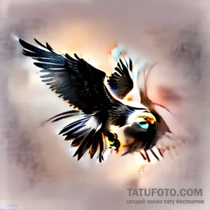 орел – эскиз тату (№1749555746_0, 10.06.2025 11:42) — Tatufoto.com